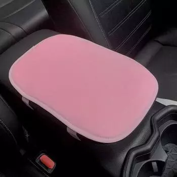 Простая установка Коврик для подлокотника Не скатывается Премиум Плюшевый коврик для подлокотника Подушка для поддержки локтей розовый