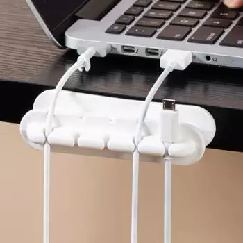 Простая установка, легкий, отличный гибкий держатель USB-кабеля, аксессуары для намотки кабеля S