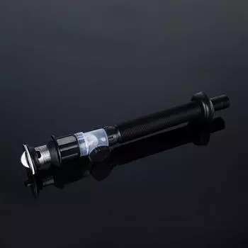 Простая установка сливной трубы раковины для кухни и ванной комнаты чёрный