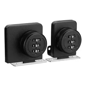 Простая установка замка с паролем Замок раздвижной стеклянной двери 1#Silver