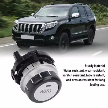 Простая в эксплуатации водостойкая ручка управления кондиционером для Prado LC150 2010–2017 гг. Кнопка переключателя переменного тока прочная