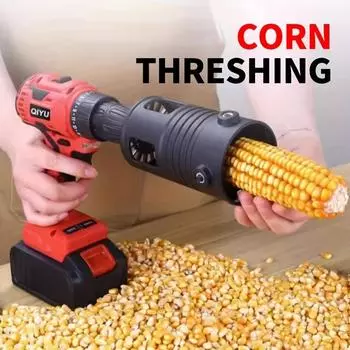 Простая в использовании электрическая кукурузоочистительная машина — прочный пластик, не требует электропитания — идеально подходит для использования на домашней кухне
