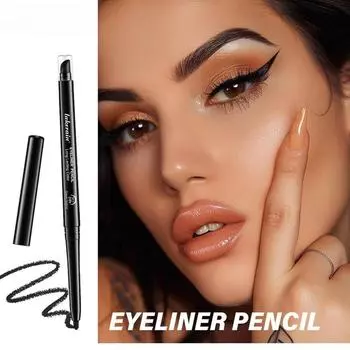 Простая в использовании двухсторонняя подводка для глаз, натуральная и гладкая, водостойкая и стойкая, создающая очаровательный макияж глаз #1