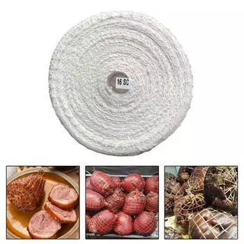 Простая в использовании и очистке сетка для барбекю, карманная сетка для мяса, рулон шпагата для копченого мяса 1M