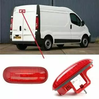 Простая в установке светодиодная лампа стоп-сигнала для автомобиля с высоким креплением, прочная конструкция и широкая совместимость красный