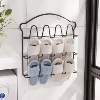 Простая вешалка для обуви, металлические тапочки, сушилка для слива, туалет, ванная комната, внутреннее хранение, инструменты, домашний органайзер, полка