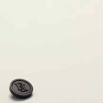 Простая ветровая Ff Буква Пуговица Пальто Свитер Костюм Декоративные Пуговицы Тренч Кардиган Пуговица 1 #[FF feel black] 17.5mm