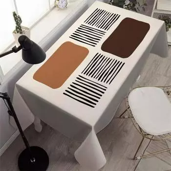 Простая водонепроницаемая скатерть в скандинавском стиле, прямоугольный чехол для стола, коврик для обеденного журнального столика для кухни, гостиной, Napete Tapete 40-70cm