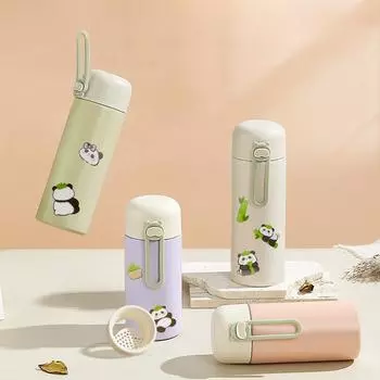 Простая, высокого уровня внешний вид, мини-карманная чашка для студентов, модная, вакуумная, гороховая чашка, портативная, из нержавеющей стали, термос-чашка 200ml