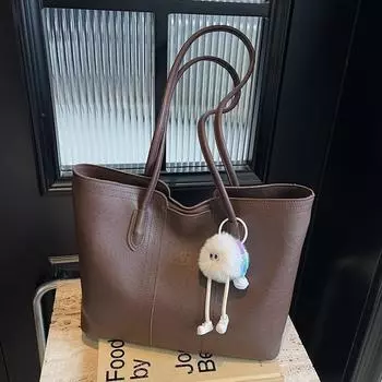 Простая высококачественная женская сумка, новая универсальная сумка через плечо для поездок на работу, для студентов колледжей, большая вместимость