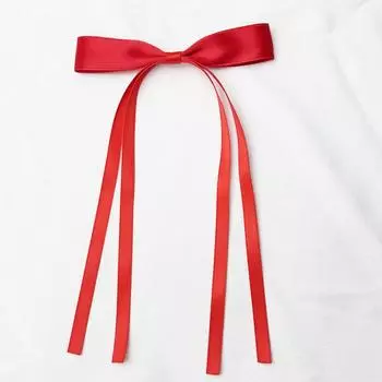 Простая заколка для волос, бабочка, лента, аксессуар для волос в виде высокого хвоста, головной аксессуар и шпилька Size fits all