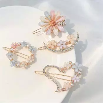 Простая заколка для волос «Цветочный лес»