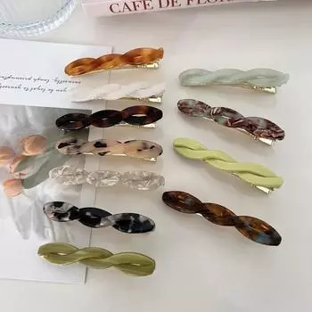 Простая заколка для волос из ацетата, заколка для волос, женские аксессуары для волос, ювелирные изделия, корейские женские заколки, заколка для волос, головной убор для девочек