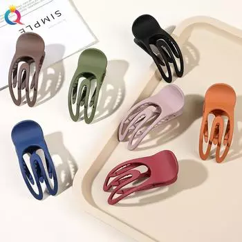 Простая заколка для волос, вогнутая прическа, заколка-уточка, зажим для волос, зажим-акула, аксессуар для волос, головной убор 1pc