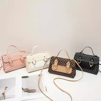 Простая женская маленькая сумка, персонализированная сумка, повседневная сумка-мессенджер с принтом для женщин белый