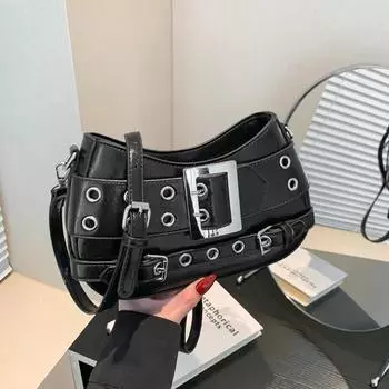 Простая женская сумка через плечо большой емкости, фактурные сумки в западном стиле, роскошная дизайнерская сумка-мессенджер, индивидуальный тренд