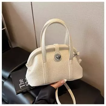 Простая женская сумка-мессенджер, весенняя новая модная сумочка, повседневная сумка через плечо для поездок на работу белый