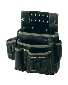 Prostar Temporary Frame Nail Bag with Ink Black Holder, Large, KE-802B,