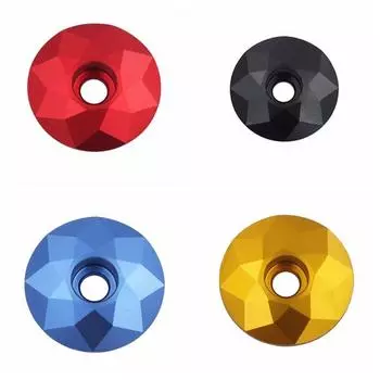 Проставки для рулевой колонки для шоссейного велосипеда MTB, герметичная крышка для чаши велосипеда, заглушка для ручки велосипеда, заглушка для трубки вилки велосипеда синий