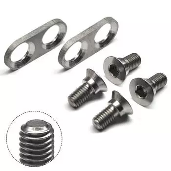 Проставки M5, сменный болт для крепления педали, титановый велосипедный велосипед