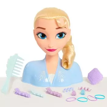 Просто играйте в Disney Disney Frozen 2 Elsa Styling Head Princess Toy Girls Stylish Hair Accessories Frozen [Frozen 2] [Товар]