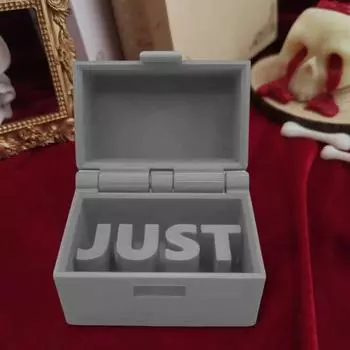 Просто на всякий случай прикол подарок 3D красочный чехол настольное украшение орнамент дразнить семью друзья хитрый реквизит дети взрослые розыгрыш подарок красный