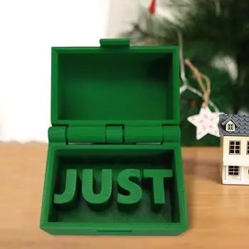 Просто на всякий случай прикол подарок 3D красочный чехол настольное украшение орнамент дразнить семью друзья хитрый реквизит дети взрослые розыгрыш подарок красный