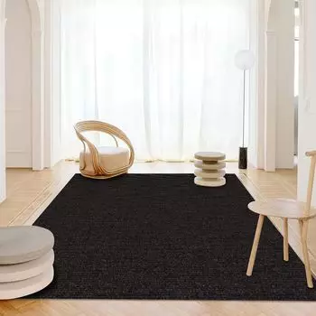 Просто поместите плитку, стык плитки, всасывающую звукоизоляцию, защиту пола 45 x 20, приятную на ощупь, без клея, совместимую с полом, которая остается для профилактики. чёрный