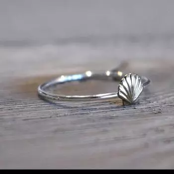 Простое элегантное кольцо с ракушкой Sunrise, изящное кольцо с ракушкой, ювелирные изделия из ракушек, морское кольцо, подарочные наборные кольца для женщин 10