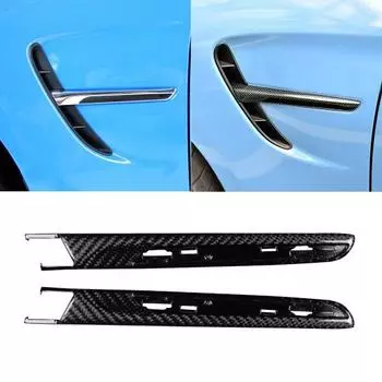 Простое боковое крыло Repalcement, стильное углеродное волокно, устойчивое к царапинам чёрный