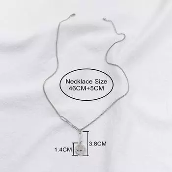 Простое и холодное ожерелье для женщин с нишевой корейской бижутерией, индивидуальность, универсальная цепочка на ключицу для мужчин