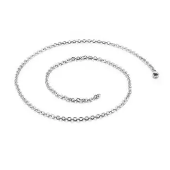 Простое и креативное О-образное ожерелье-цепочка, аксессуары унисекс 1.5mm