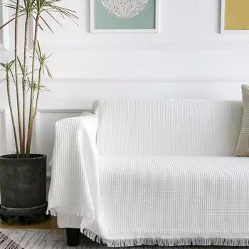 Простое и роскошное одеяло для отдыха в гостиной, полотенце для дивана, одеяло из ниток, полотенце для спинки дивана, одеяло для отдыха 90*90cm