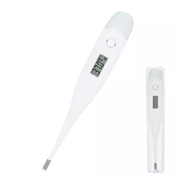 [Простое измерение за 10 секунд] Термометр IRIS OHYAMA подмышечный термометр белый Сертификация медицинского прибора DT-701