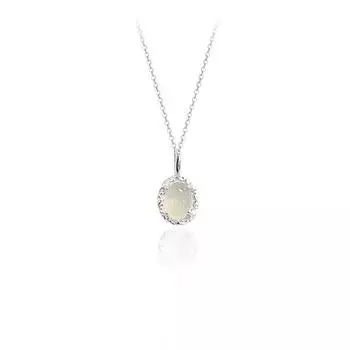 Простое овальное агатовое ожерелье для женщин Ins Fashion Cool Summer New Collar Chain