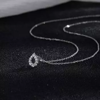 Простое ожерелье с каплями воды для женщин, легкое, роскошное, новый стиль, темперамент, универсальный, для поездок на работу