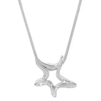 Простое ожерелье с подвеской в виде звезды неправильной формы, цепочка на ключицы, регулируемое колье, милое крутое ожерелье с воротником, модные украшения