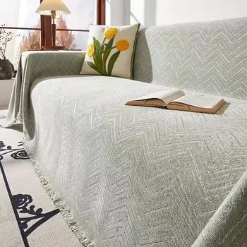 Простое полотенце для дивана, одеяло для дивана с защитой от царапин, чехол для дивана для гостиной на 3 человек, многофункциональный пыленепроницаемый защитный чехол 180x130cm