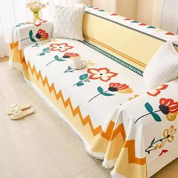 Простое современное полотенце для дивана, универсальное для всех сезонов, подушка для дивана в гостиной, чехол для дивана, новое все включено 180*130cm