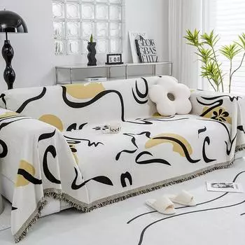 Простое высококачественное диванное полотенце из синели, универсальный чехол на четыре сезона, полностью покрытый чехол для дивана, тканевый чехол для дивана, пыленепроницаемый чехол для дивана 180*130cm