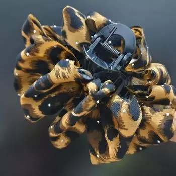 Простой элегантный темпераментный леопардовый принт облако заколка для волос женский головной убор шпилька украшение