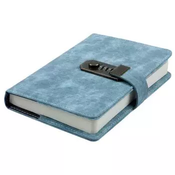 Простой Атмосферный Блокнот с Кодовым Замком Обложка из ПУ Кожи Блокнот А5 Класс