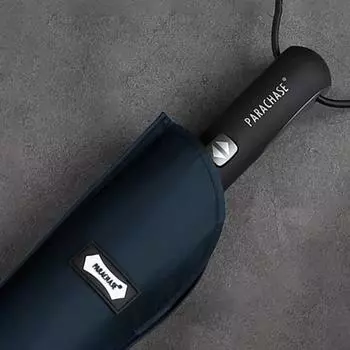 Простой автоматический зонт для мужчин, большой зонт для гольфа, ветрозащитный, прочный, 8 спиц, складные зонты Parachase Rain для мужчин и бизнеса серый