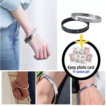 Простой браслет S серебряный