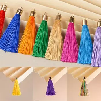 Простой брелок с кисточкой, кулон, 20 штук, вес 6 см, маленькая кисточка, кисточка с кисточкой, аксессуары оптом, серьги для сумки 6cm красный