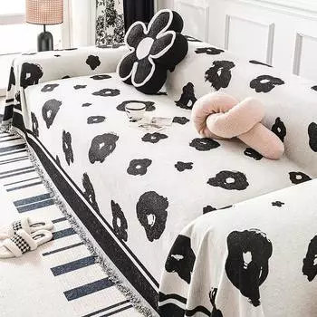 Простой Чехол для дивана из шенилла, универсальное универсальное покрытие для дивана, пылезащитный чехол, защита от царапин 180*130cm