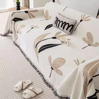 Простой чехол для дивана в скандинавском стиле, цельный чехол для дивана, не царапающийся, чехол для дивана, универсальный чехол на четыре сезона 180*130cm