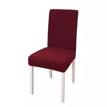 Простой чехол для стула, сиденье и подставка в одной половинной упаковке, защитный чехол для стула M из флисового материала 50cm чёрный