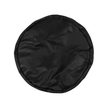 Простой чехол для табурета Барный чехол для круглого поворотного стула Универсальный чехол для сиденья Чехол для стула для кофейни Однотонные накладки None чёрный