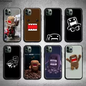Простой чехол для телефона Domo Kun для iPhone 12 11 Pro Max Mini XS Max 8 7 6 6S Plus X 5S SE 2020 XR iphone 11